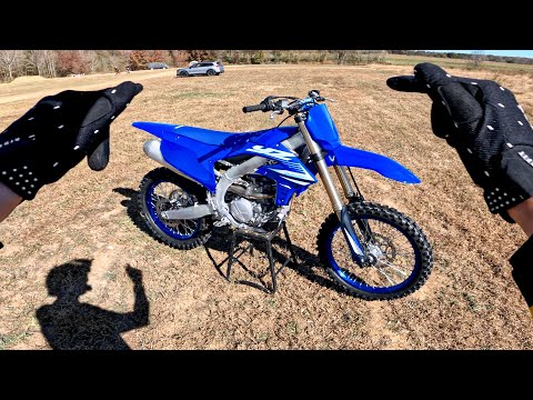 Woods Riding on NEW 2025 Yamaha YZ250F