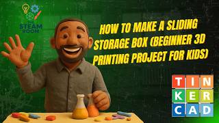 How to Make a Sliding Storage Box (Beginner 3D Printing Project for Kids)