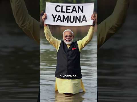 Why Bjp suddenly started cleaning Yamuna river ?