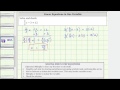 Solving Linear Equations and Fractions