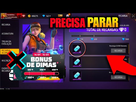 A GARENA PRECISA PARAR DE FAZER ISSO! CADÊ O NOSSO BÔNUS DE DIAMANTE? NOVIDADES FREE FIRE