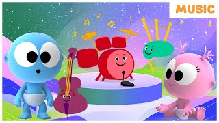 Watch GooGoo & GaaGaa Fun Musical Adventures! | Vehicles & Colors for Kids | Color Crew & More
