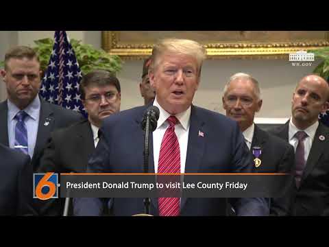 President Donald Trump to visit Lee County on Friday