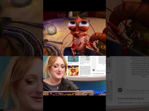 Brittany Broski as the shrimp from *Shark Tale* 🦐 but make it iconic! tiktok neon_nz