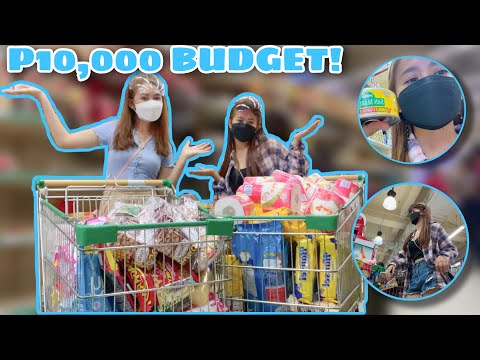 Grocery Shopping With Me! | 10,000 Pesos Budget! | Sai Datinguinoo