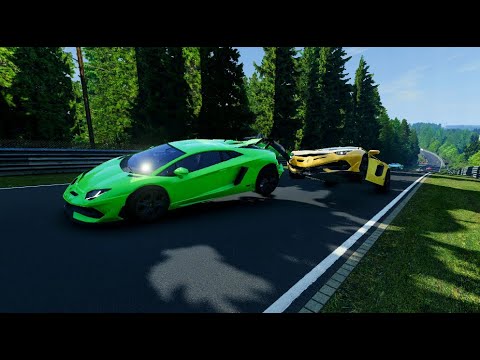 Realistic Racing Crashes #1 - BeamNG Drive