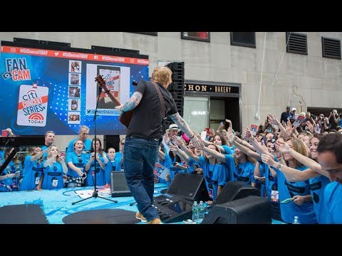 Ed Sheeran performs "Supermarket Flowers" on Today Show