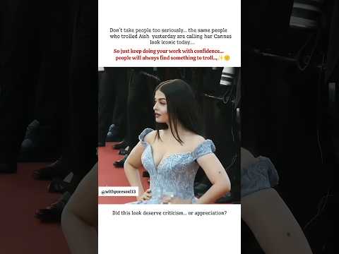 Aishwarya Rai 's most beautiful look #glamour #shorts#aishwarya #cannes