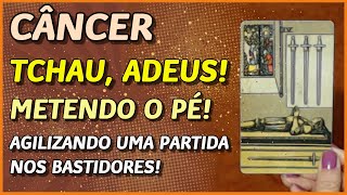CÂNCER ♋️ // TCHAU, ADEUS! ⚡️🙏- METENDO O PÉ! 💣⚡️💥- AGILIZANDO UMA PARTIDA DOS PARTIDORES...⚡️✈️