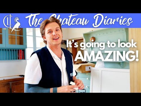 The Kitchen Worktop Installers Arrive at the Chateau! 🛠️ 🏰