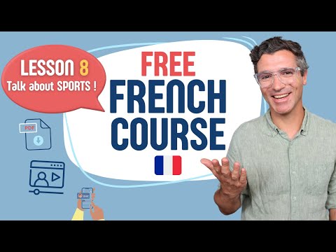 French course for beginners - Lesson 8/24 - Talk about sports
