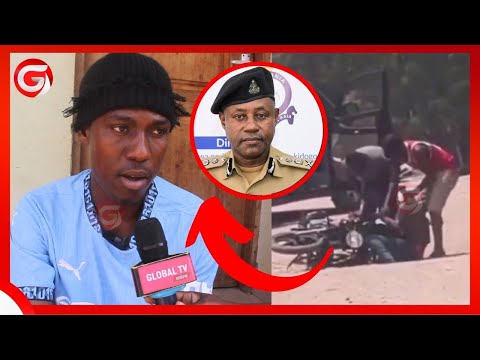 HUYU HAPA BODABODA ALIYEDAIWA KUTEKWA -AFUNGUKA - "ALITOA BUNDUKI - HAWAFANANII na POLISI NIKAOGOPA"