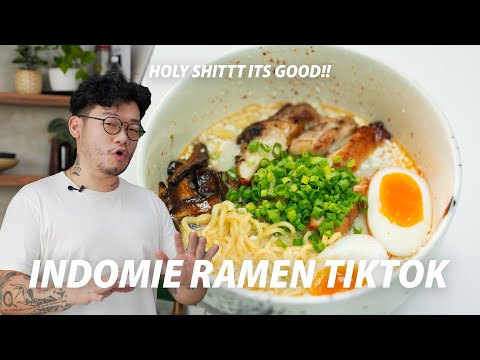 ENAK BGT TERNYATA - INDOMIE RAMEN ALA TIKTOK VIRAL BGT NIH.