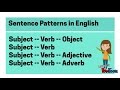 Exploring Basic Sentence Structure in English