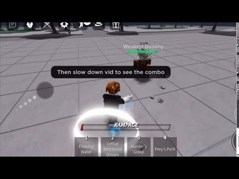 Garu combo in strongest battle grounds