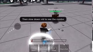 Garu combo in strongest battle grounds