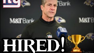 JOHN HARBOUGH IS THE NEW HEAD COACH OF THE NEW YORK FOOTBALL GIANTS!!!! #newyorkgiants #johnharbaugh