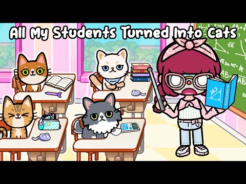 All my students turned into cats 😼 Toca Life Story | Sad Story | Toca Boca