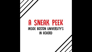 A Sneak Peek Inside Boston University's In Achord! | FALL 2020