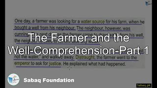 The Farmer and the Well-Comprehension-Part 1