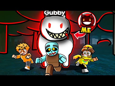 I Secretly TROLLED MY FRIENDS With GUBBY In Roblox Forsaken!