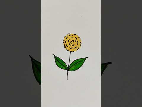 Easy flower doodle #drawing #flower #trending #viral
