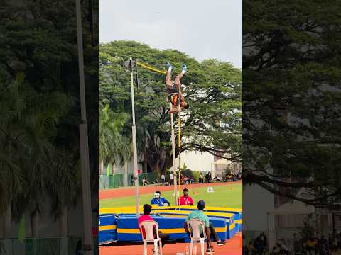 5.00 meter 😱 28th National Federation Cup kochi 2025 #polevault #reels #speed #army #motivational