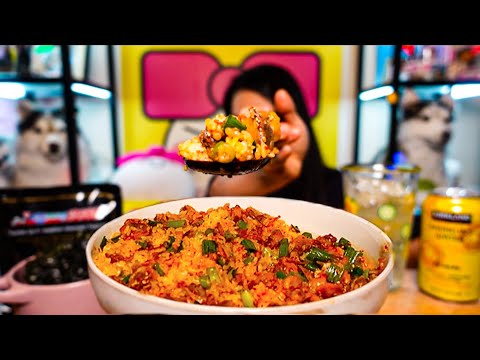 SPICY COCKLE BIBIMBAP (Koreans wait in line for hours for this in Korea) l MUKBANG