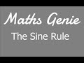 Sine Rule and Angle Calculations