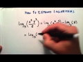 Logarithmic Properties and Expansion