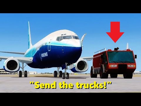 Pilot has "MEDICAL EMERGENCY" in Flight Simulator X (Multiplayer ATC)
