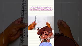 Can I design a new sketchbook cover? #acrylicart #acrylicpainting #ocs