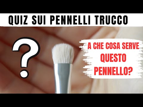 #2 Quiz sui pennelli trucco. Impara a conoscerli ed usarli.