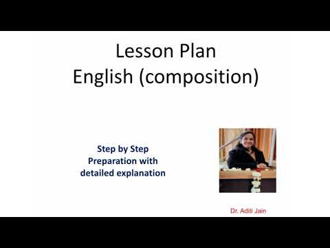 Lesson plan English Composition# Television# B. Ed.