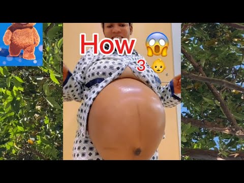 How mama got pregnant with three babies 😱 #viralvideo #how