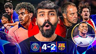 Psg vs Barcelona 4-2 Was Truly Cinema ! Psg *3-Peat* Kardegi bhai ! Barcelona bottled ??