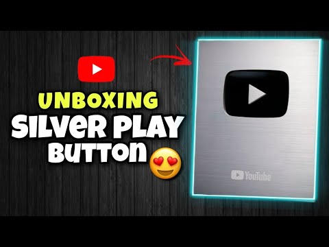 SILVER PLAY BUTTON UNBOXING || YouTube Silver Play Button Unboxing - 100k Special