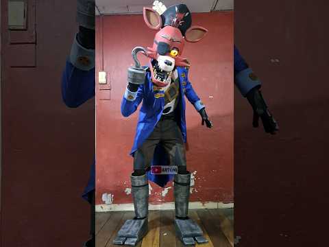 CAPTAIN FOXY COSPLAY suit up from Five Nights at Freddy's Help wanted #fnaf #fivenightsatfreddys