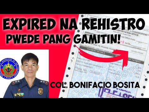 EXPIRATION OF VEHICLE REGISTRATION LTO 🇵🇭 | CARS AND MOTORCYCLE  Col. Bosita RSAP SEMINAR