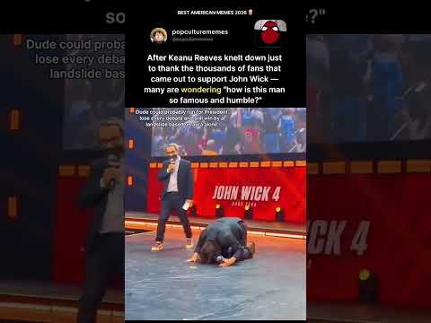 Keanuβs "Humble Bow" to his fans goes viral again ππ¬ #keanureeves