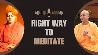 Meditation on Black Money ? | Swami Sarvapriyananda | Right way to meditate
