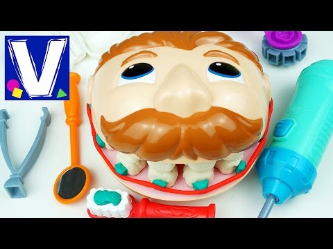 Плей До мистер Зубастик Играем в стоматолога c Плей До Зубастик PlayDoh Dr. Drill and Fill