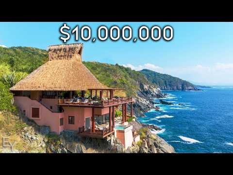 Touring the Best $10,000,000 Cliffside Home You Will Ever See!