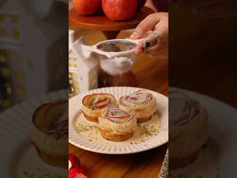 Apple Pastry Roses 🍎✨