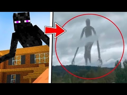 Mobs de Minecraft CAPTADOS EN LA VIDA REAL 😱