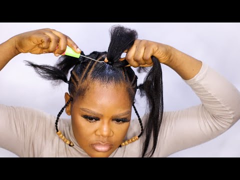 Creative And Gorgeous Hairstyle Using Braid Extension