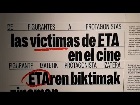 Exposición 'Las víctimas de ETA en el cine, de figurantes a protagonistas'