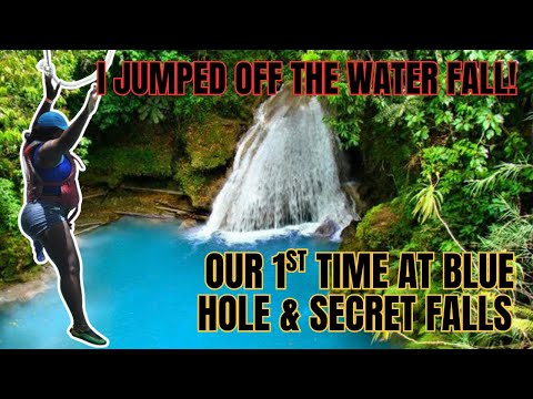 I Jumped Off a Waterfall | Blue Hole & Secret Falls, Jamaica 🇯🇲🌊