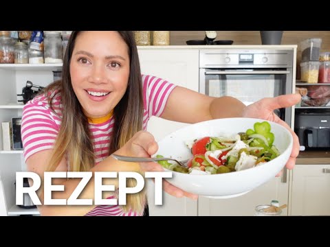 Greek salad mit Veganer Feta REZEPT | yummypilgrim
