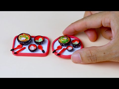 DIY miniature noodle bowl #Shorts